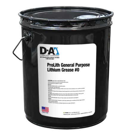 D-A LUBRICANT CO D-A ProLith General Purpose Lithium Grease #0 - 35 Lb Metal Pail 12529